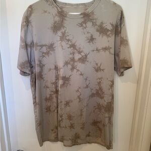 Men's Lululemon Brown Tie-Dye Shirt